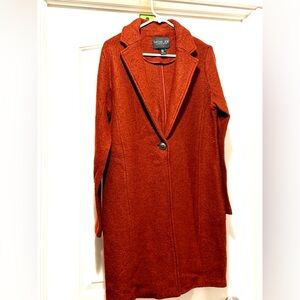 Rachel Zoe light wool trench coat